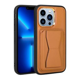 Zore Apple iPhone 12 Pro Max Kartlıklı Standlı ​Pu Deri Memo Kapak Kılıf