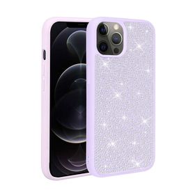 Zore Apple iPhone 12 Pro Max Parlak Taşlı Tasarım Ston Kapak Kılıf