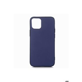 Zore Apple iPhone 12 Pro Max Premier Silikon Kapak Lacivert Cep Telefonu Kılıfı