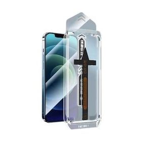 Zore Apple iPhone 12 Pro Max Süper Fast Anti Dust Toz Önleyici Temperli Ekran Koruyucu