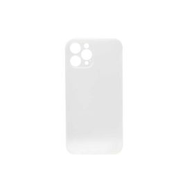 Zore Apple iPhone 12 Pro Max Uyumlu 1.Kalite PP Silikon Beyaz Cep Telefonu Kılıfı