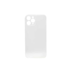 Zore Apple iPhone 12 Pro Max Uyumlu 1.Kalite PP Silikon Beyaz Cep Telefonu Kılıfı