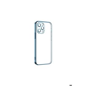 Zore Apple iPhone 12 Pro Max Uyumlu Mavi Krep Kapak Kılıf
