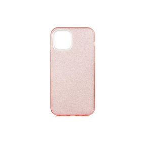 Zore Apple iPhone 12 Pro Max Uyumlu Rose Gold Shining Silikon Kılıf