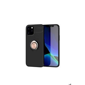 Zore Apple iPhone 12 Pro Max Uyumlu Siyah Rose Gold Ravel Silikon Kapak Kılıf