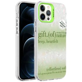 Zore Apple iPhone 12 Pro Mermer Desenli Marbello Kapak Kılıf