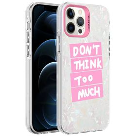 Zore Apple iPhone 12 Pro Mermer Desenli Marbello Kapak Kılıf