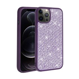 Zore Apple iPhone 12 Pro Parlak Taşlı Tasarım Ston Kapak Kılıf