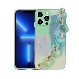 Zore Apple iPhone 12 Pro Simli Desenli El Askılı Tutacaklı Elsa Silikon Kapak Kılıf
