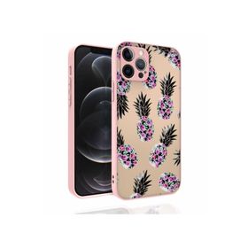 Zore Apple iPhone 12 Pro Uyumlu Desenli Kamera Korumalı Parlak Nora Kapak NO1 Cep Telefonu Kılıfı