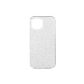Zore Apple iPhone 12 Uyumlu Gri Shining Silikon Kılıf