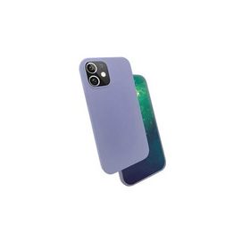 Zore Apple iPhone 12 Uyumlu Lila Silk Silikon Kılıf