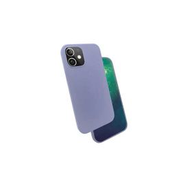 Zore Apple iPhone 12 Uyumlu Lila Silk Silikon Kılıf