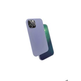Zore Apple iPhone 12 Uyumlu Lila Silk Silikon Kılıf