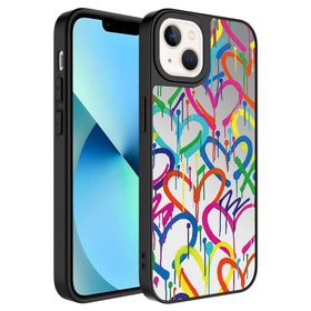 Zore Apple iPhone 13 Aynalı Desenli Kamera Korumalı Parlak Mirror Kapak Kılıf