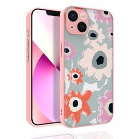 Zore Apple iPhone 13 Desenli Kamera Korumalı Parlak Nora Kapak Kılıf