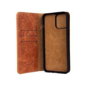 Zore Apple iPhone 13 Hakiki Deri Multi Cüzdan Kılıf