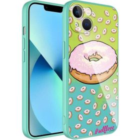 Zore Apple iPhone 13 Kamera Korumalı Desenli Sert Silikon Epoksi Kapak Kılıf