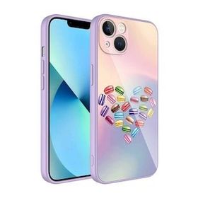 Zore Apple iPhone 13 Kamera Korumalı Desenli Sert Silikon Epoksi Kapak Kılıf