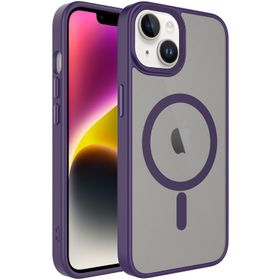 Zore Apple iPhone 13 Mat Arka Yüzey Wireless Şarj Özellikli Zore Flet Magsafe Kapak Kılıf