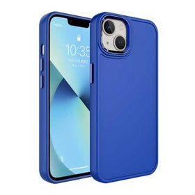 Zore Apple iPhone 13 Metal Çerçeve Buton Tasarımlı Sert Botox Kapak Kılıf
