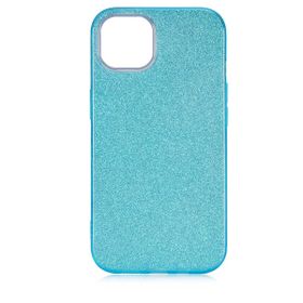 Zore Apple iPhone 13 Mini Uyumlu Mavi Shining Silikon Kılıf