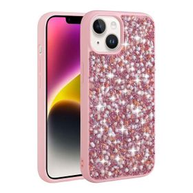 Zore Apple iPhone 13 Parlak Taşlı Tasarım Linea Kapak Kılıf