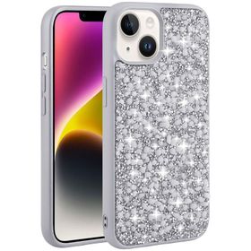Zore Apple iPhone 13 Parlak Taşlı Tasarım Linea Kapak Kılıf