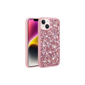 Zore Apple iPhone 13 Parlak Taşlı Tasarım Linea Kapak Kılıf