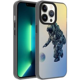 Zore Apple iPhone 13 Pro Desenli Dragon Sert Kapak Kılıf