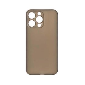 Zore Apple iPhone 13 Pro Eko PP Kapak Füme Cep Telefonu Kılıfı