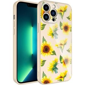Zore Apple iPhone 13 Pro Kamera Korumalı Desenli Sert Silikon Epoksi Kapak Kılıf
