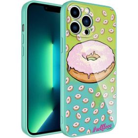 Zore Apple iPhone 13 Pro Kamera Korumalı Desenli Sert Silikon Epoksi Kapak Kılıf