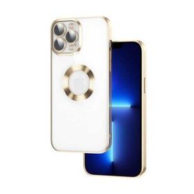 Zore Apple Iphone 13 Pro Kamera Korumalı Logo Gösteren Omega Kapak Kılıf
