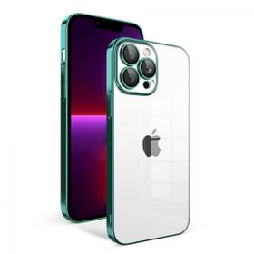 Zore Apple iPhone 13 Pro Kamera Korumalı Renkli Çerçeveli Garaj Kapak Kılıf