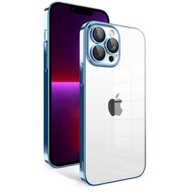 Zore Apple iPhone 13 Pro Kamera Korumalı Renkli Çerçeveli Garaj Kapak Kılıf