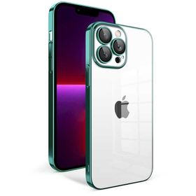 Zore Apple iPhone 13 Pro Kamera Korumalı Renkli Çerçeveli Garaj Kapak Kılıf