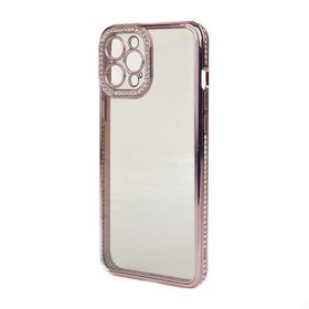 Zore Apple Iphone 13 Pro Kamera Korumalı Taşlı Mina Kapak Kılıf