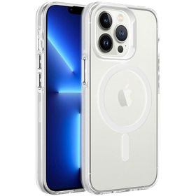 Zore Apple iPhone 13 Pro Magsafe Şarj Özellikli Buzlu Transparan C-Pro Sert Kapak Kılıf
