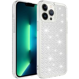 Zore Apple iPhone 13 Pro Max Airbagli Parlak Tasarımlı Snow Kapak Kılıf