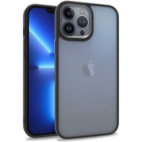 Zore Apple iPhone 13 Pro Max Flora Kapak - Siyah Kılıf