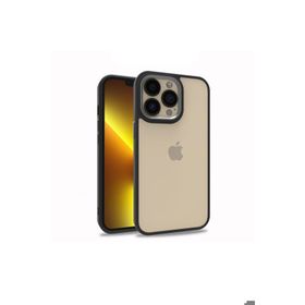 Zore Apple iPhone 13 Pro Max Flora Kapak - Siyah Kılıf