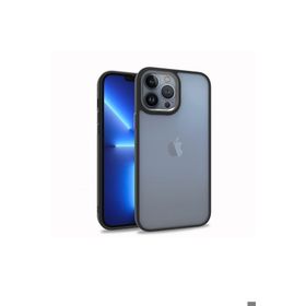 Zore Apple iPhone 13 Pro Max Flora Kapak - Siyah Kılıf