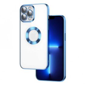 Zore Apple iPhone 13 Pro Max Kamera Korumalı Logo Gösteren Omega Kapak Kılıf