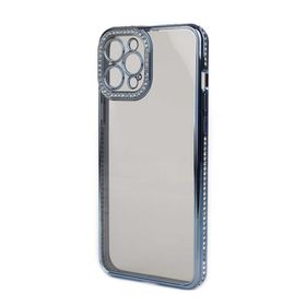 Zore Apple iPhone 13 Pro Max Kamera Korumalı Taşlı Mina Kapak Kılıf