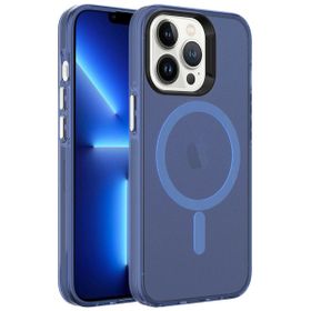 Zore Apple iPhone 13 Pro Max Magsafe Şarj Özellikli Buzlu Transparan C-Pro Sert Kapak Kılıf