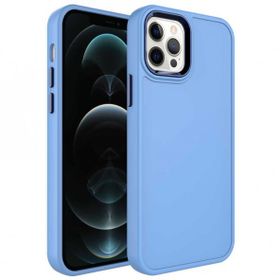 Zore Apple iPhone 13 Pro Max Metal Çerçeve Buton Tasarımlı Sert Botox Kapak Kılıf