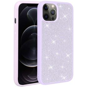Zore Apple iPhone 13 Pro Max Parlak Taşlı Tasarım Ston Kapak Kılıf