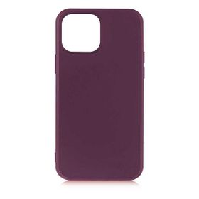 Zore Apple iPhone 13 Pro Max Premier Silikon Kapak Mürdüm Cep Telefonu Kılıfı
