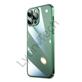 Zore Apple iPhone 13 Pro Max Sert Pc Renkli Çerçeveli Riksos Kapak Kılıf